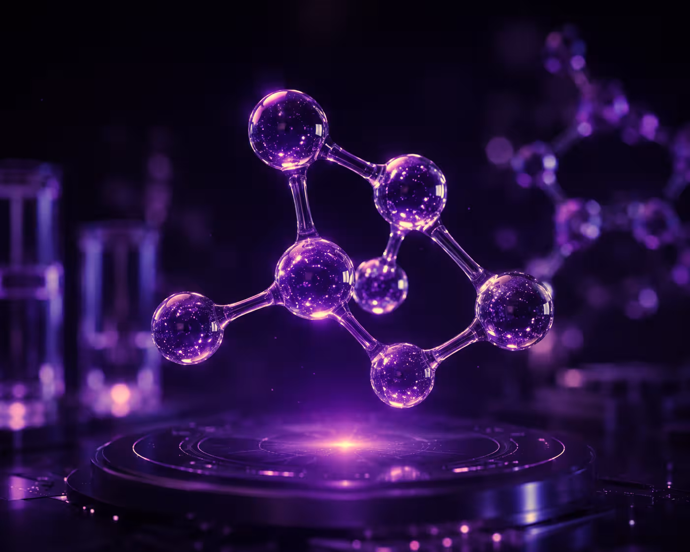 Molecular structure visualization